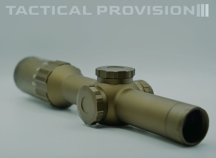 EG - Tango6 Style 1-6x24mm FFP LPVO BK/TAN 30mm Tube (WITHOUT MOUNT)